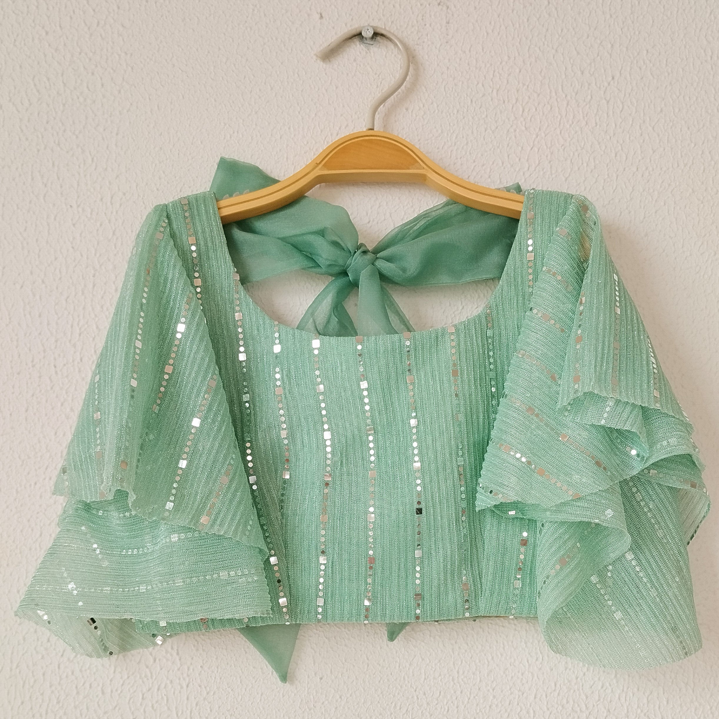 Mint best sale colored top