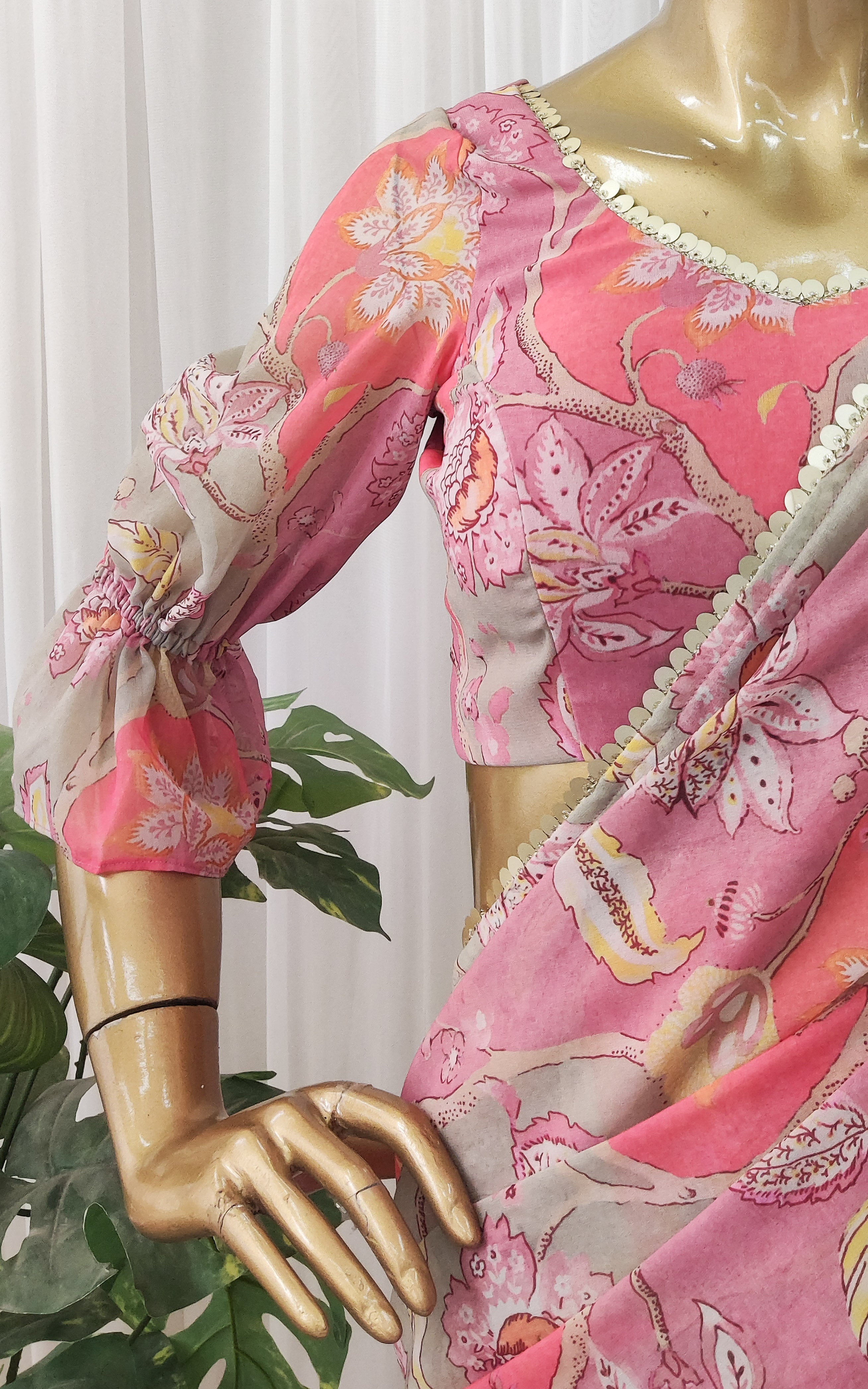 Vintage sale floral saree