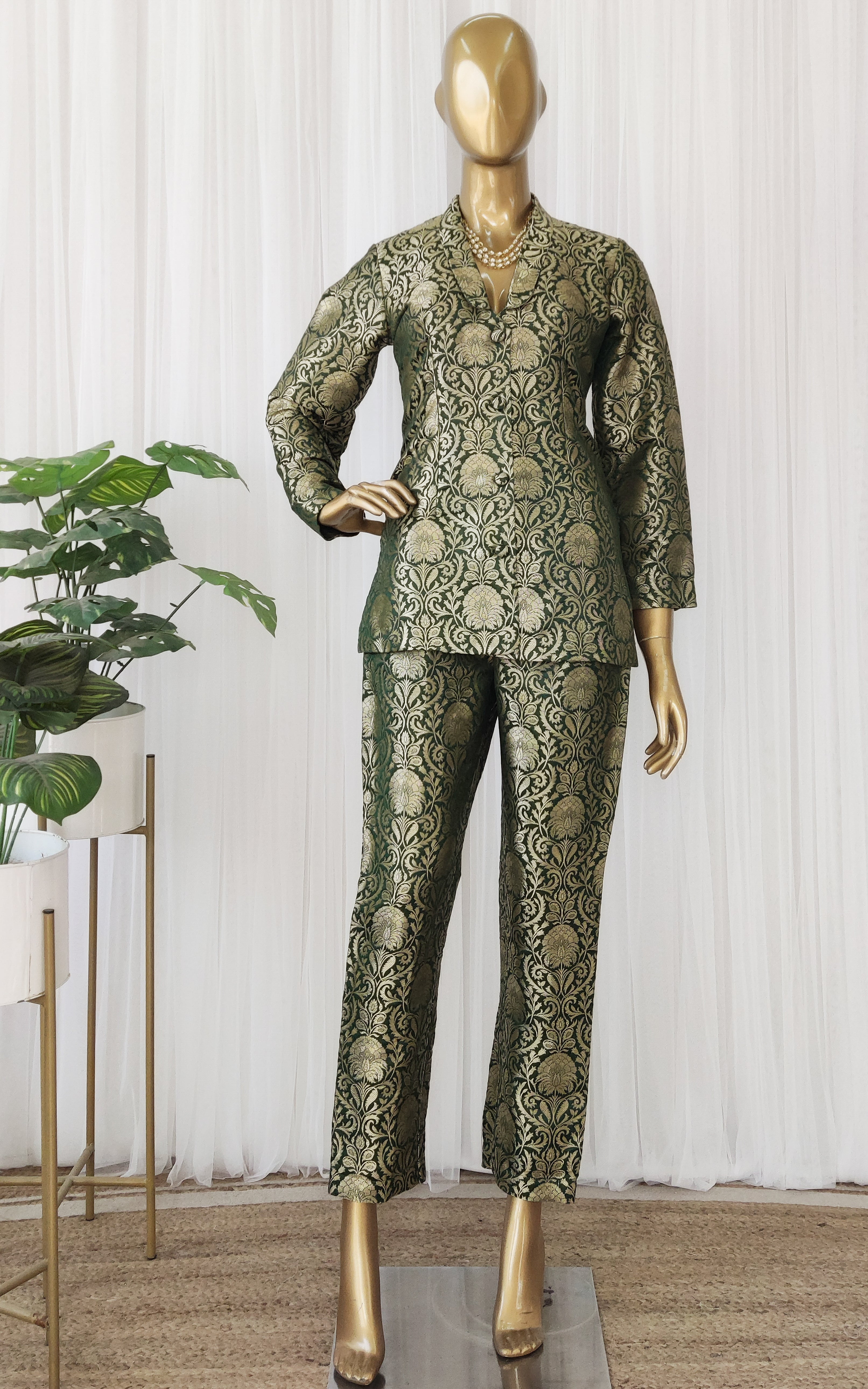 Wine-Asymmetrical-Silk-Velvet-Kurta-Set-6 | Velvet suit design, Velvet  dress designs, Velvet kurta