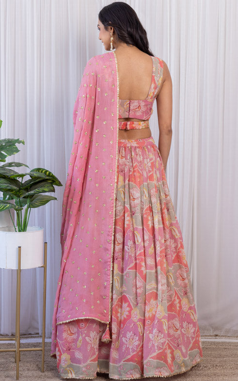 Buy Pink & Green Ethnic Wear Sets for Girls by SRISHTI Online | Ajio.com