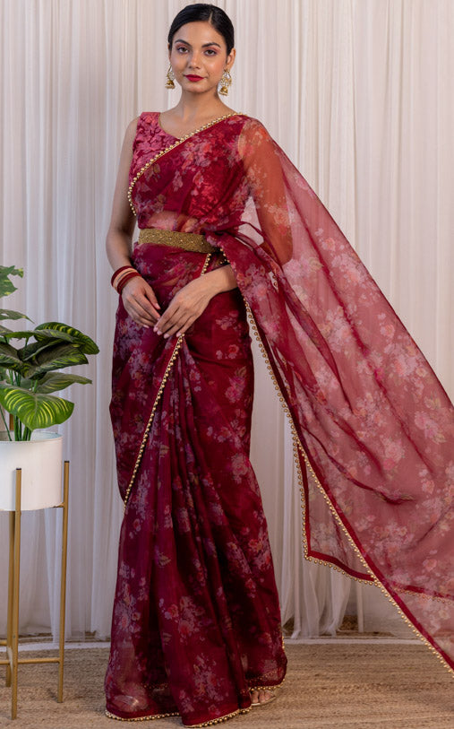 Organza Sarees - Buy Latest Organza Saree Online | Me99