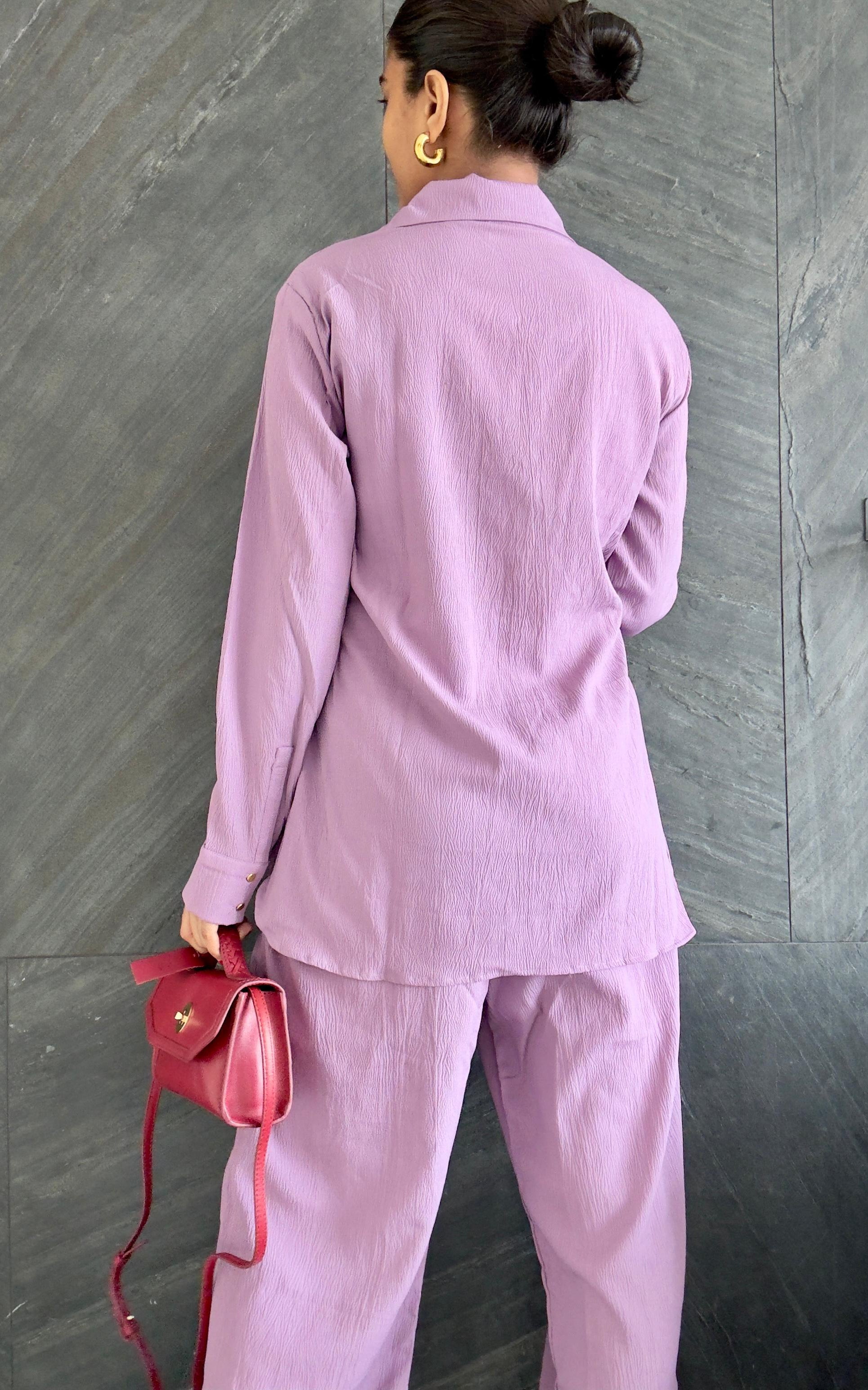 Onion Pink Solid Co-Ord Set