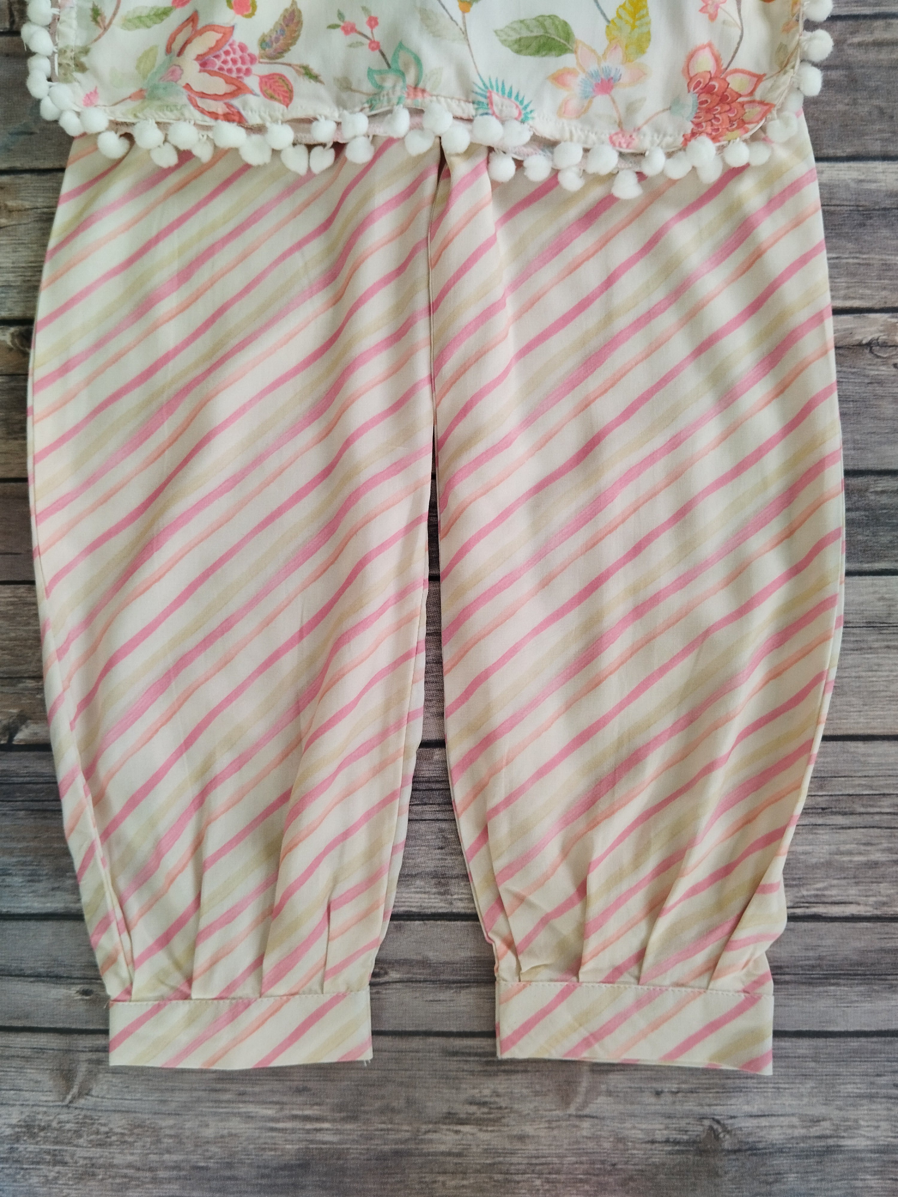 Off-White Vintage Print Kid's Co-ord Set