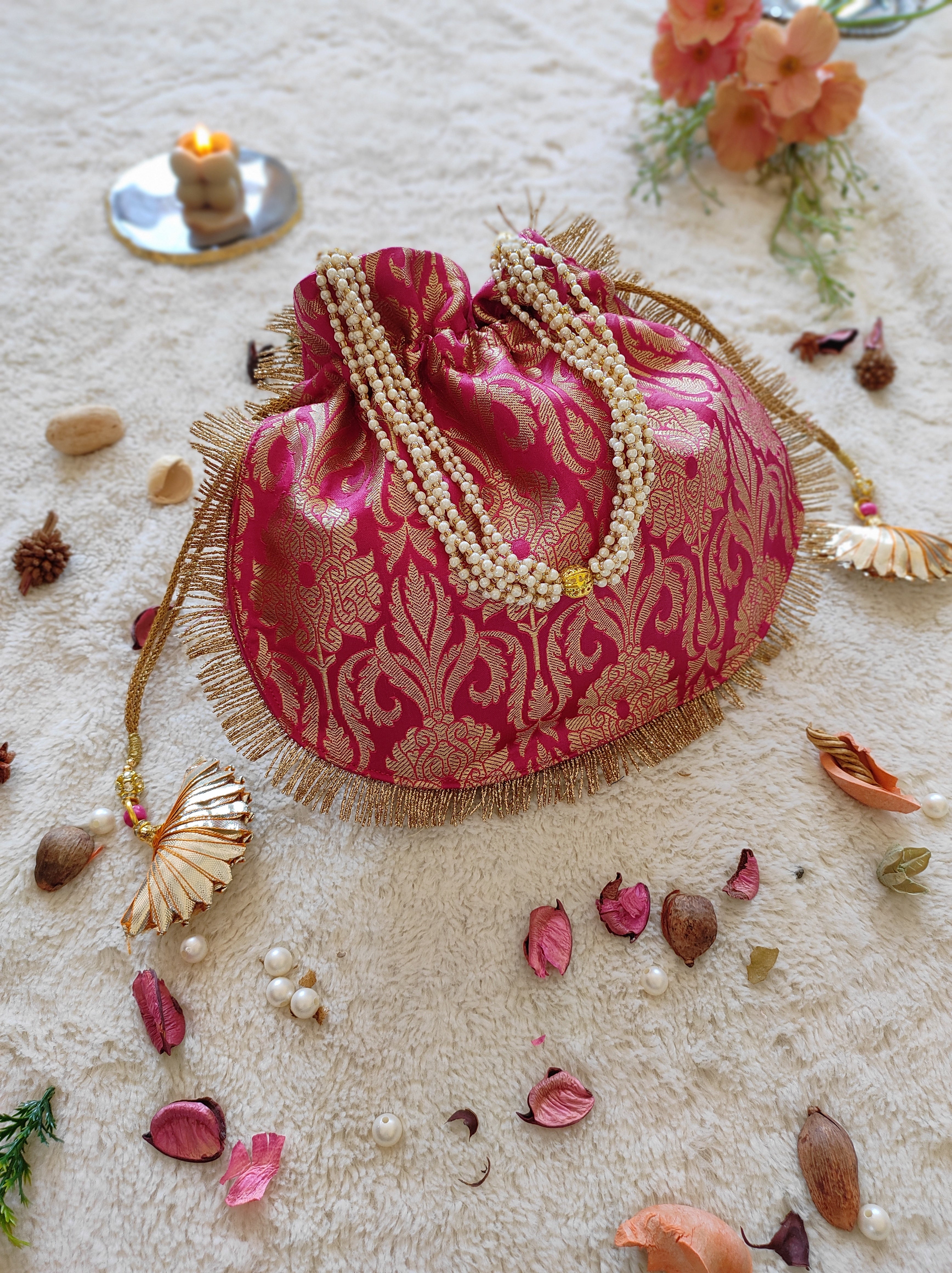 Round best sale potli bags