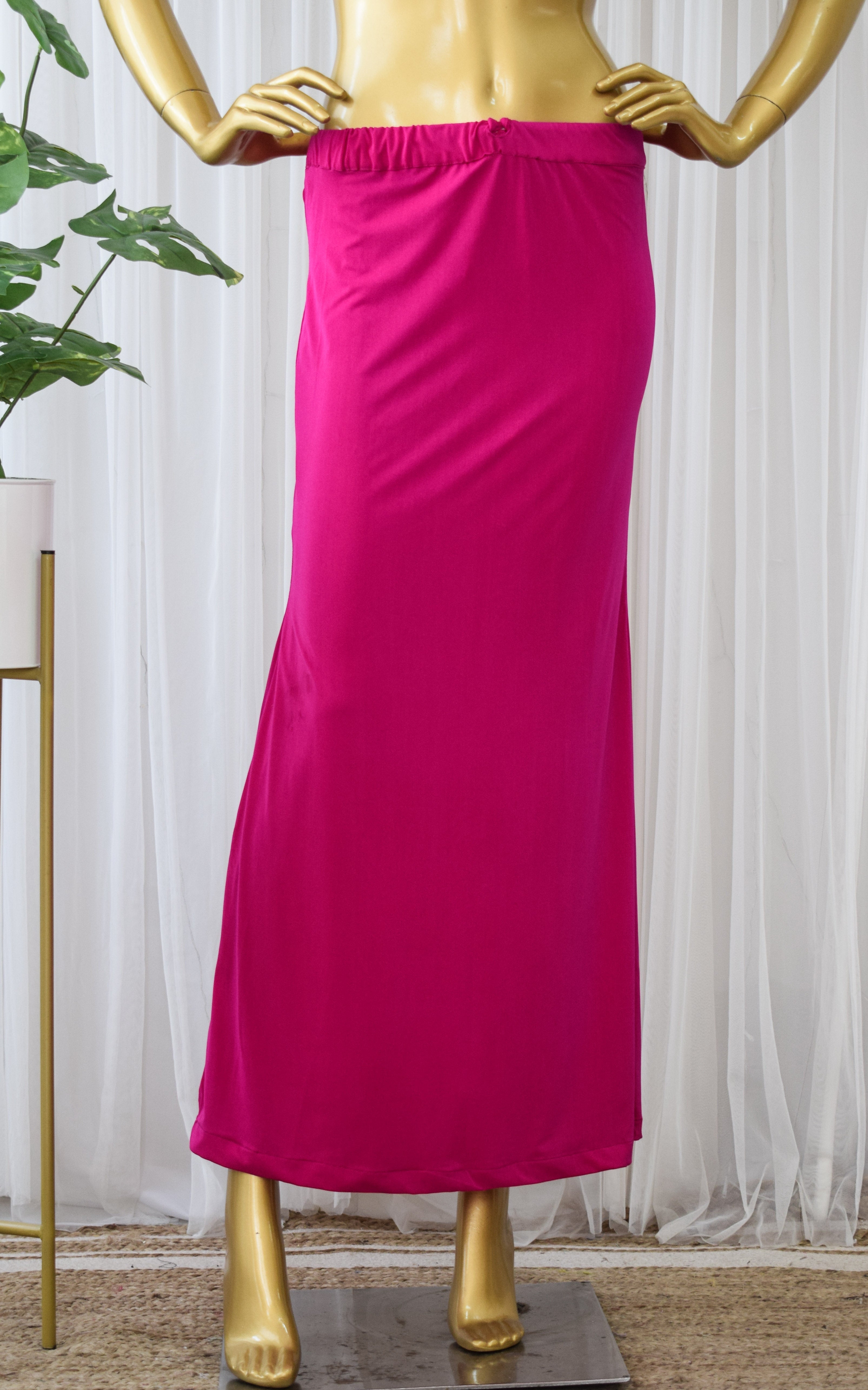 Buy Satin Long Skirt With Top and Cancan Under Skirt Online