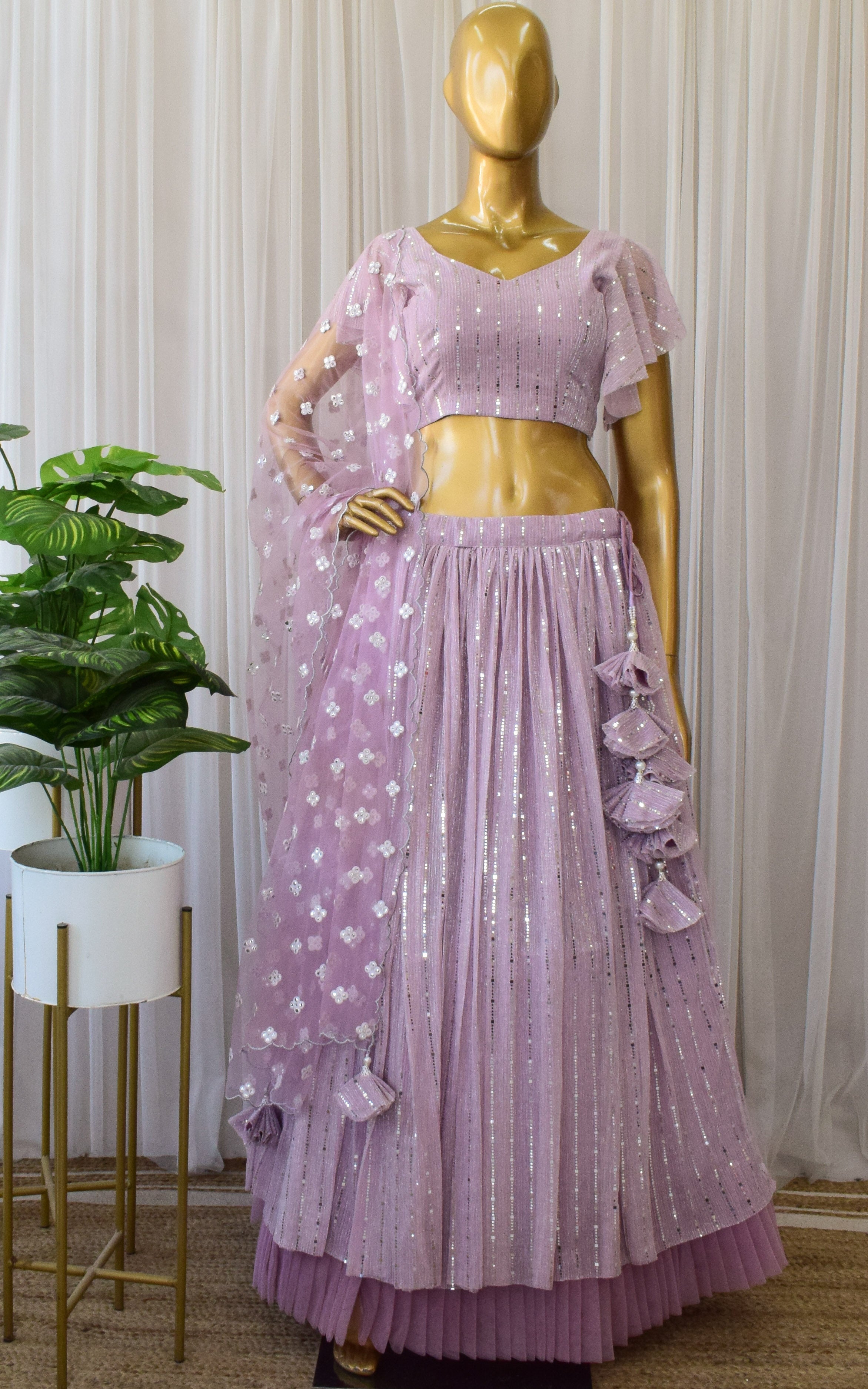 Buy Green Dhupion Silk Embroidered Floral Round Lehenga Set For Women by  Divya Kanakia Online at Aza Fashions.