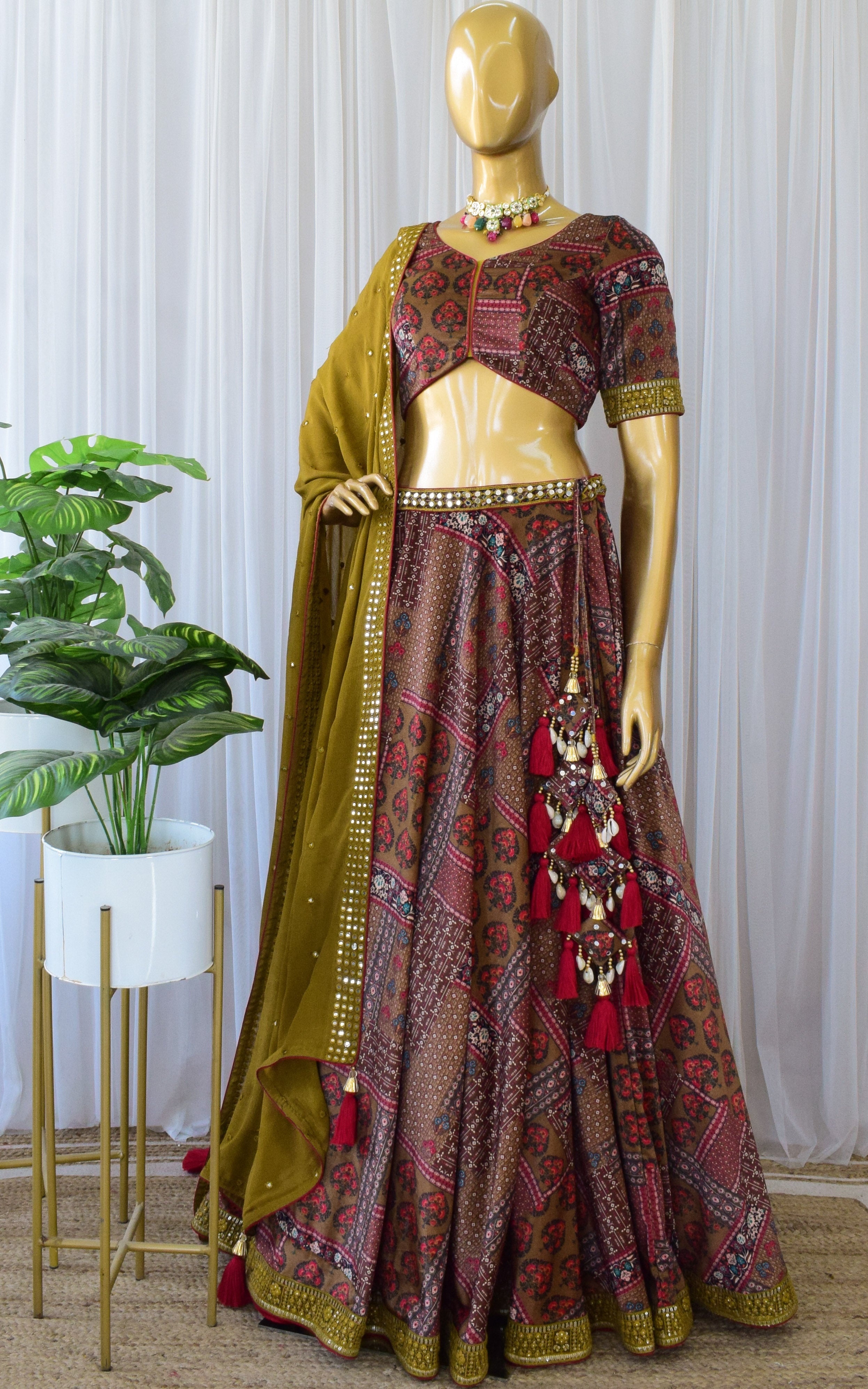 Isha Ambani's red velvet lehenga by Sabyasachi is the epitome of wedding  reception style goals. See pics | Fashion Trends - Hindustan Times